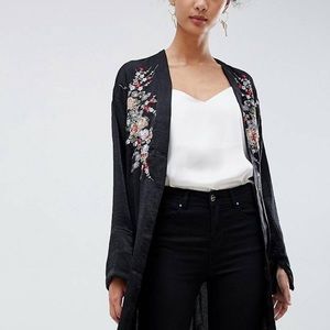 ASOS kimono with floral embroidery